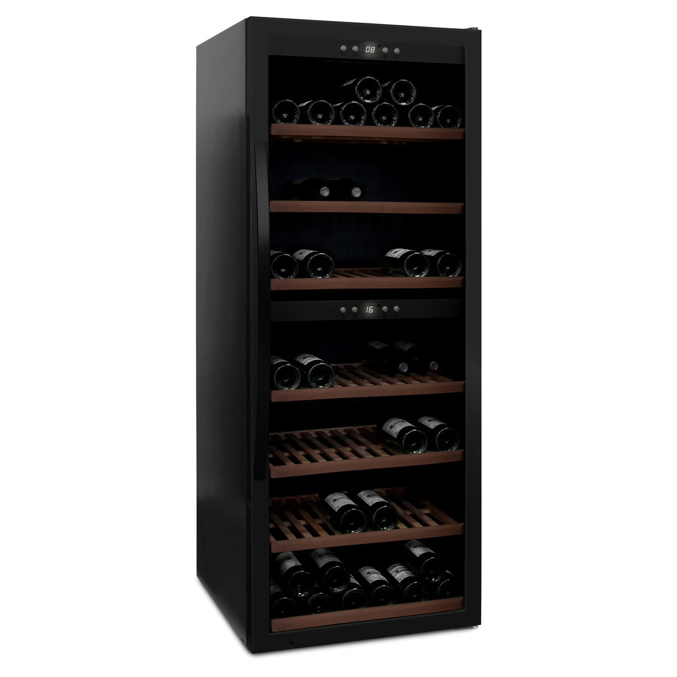 Cave de vinho 126 garrafas mQuvée WineExpert 126 Fullglass Black