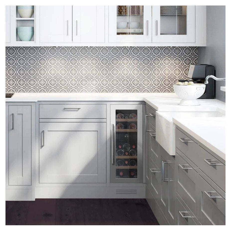 Cave de vinho 16 garrafas mQuvée WineCave 700 30D Stainless