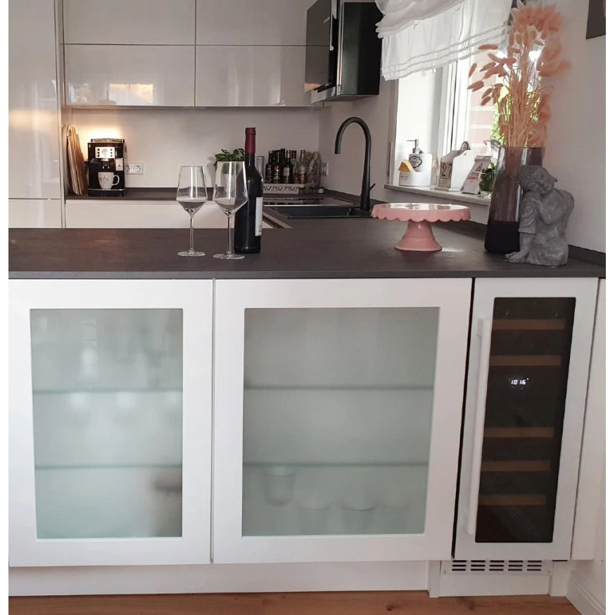 Cave de vinho 16 garrafas mQuvée WineCave 720 30D Powder White