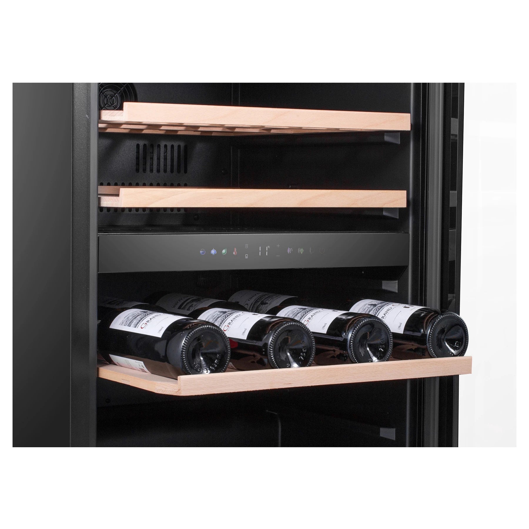 Cave de vinho Caviss C259CBEG para conservar vinhos brancos e tintos entre 5 e 20 ºC.