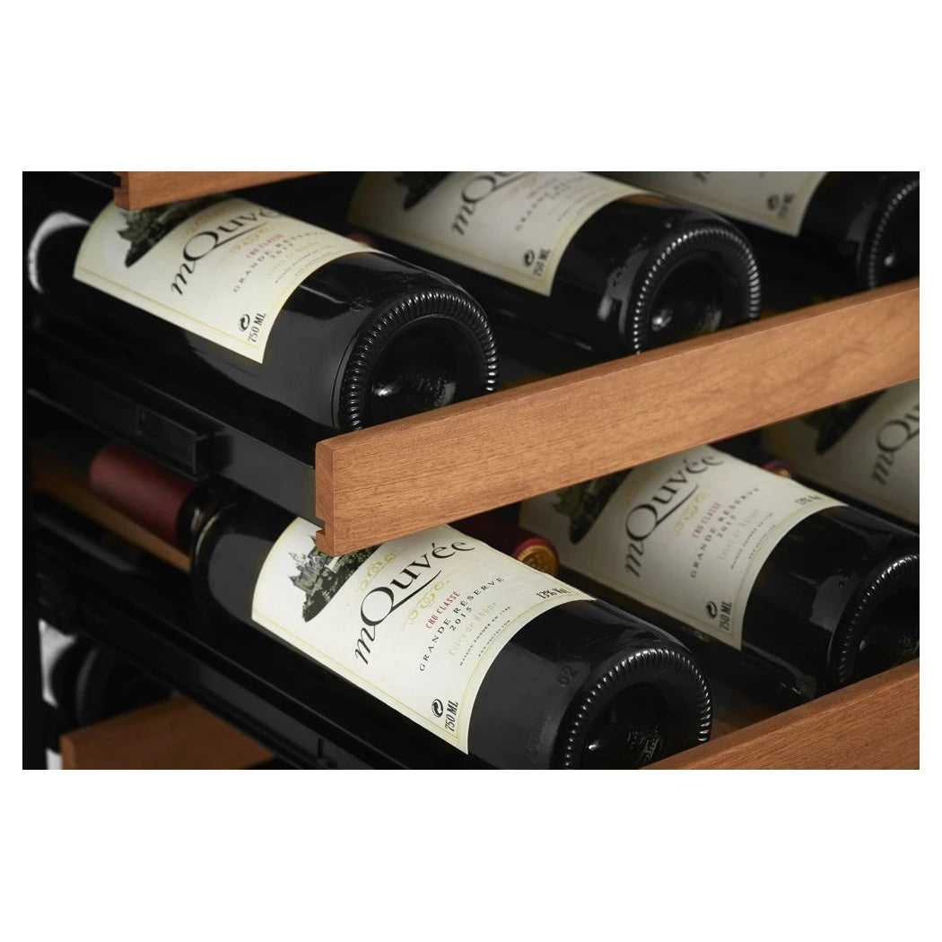 Cave de vinho 87 garrafas mQuvée EDGE 45D Anthracite Black