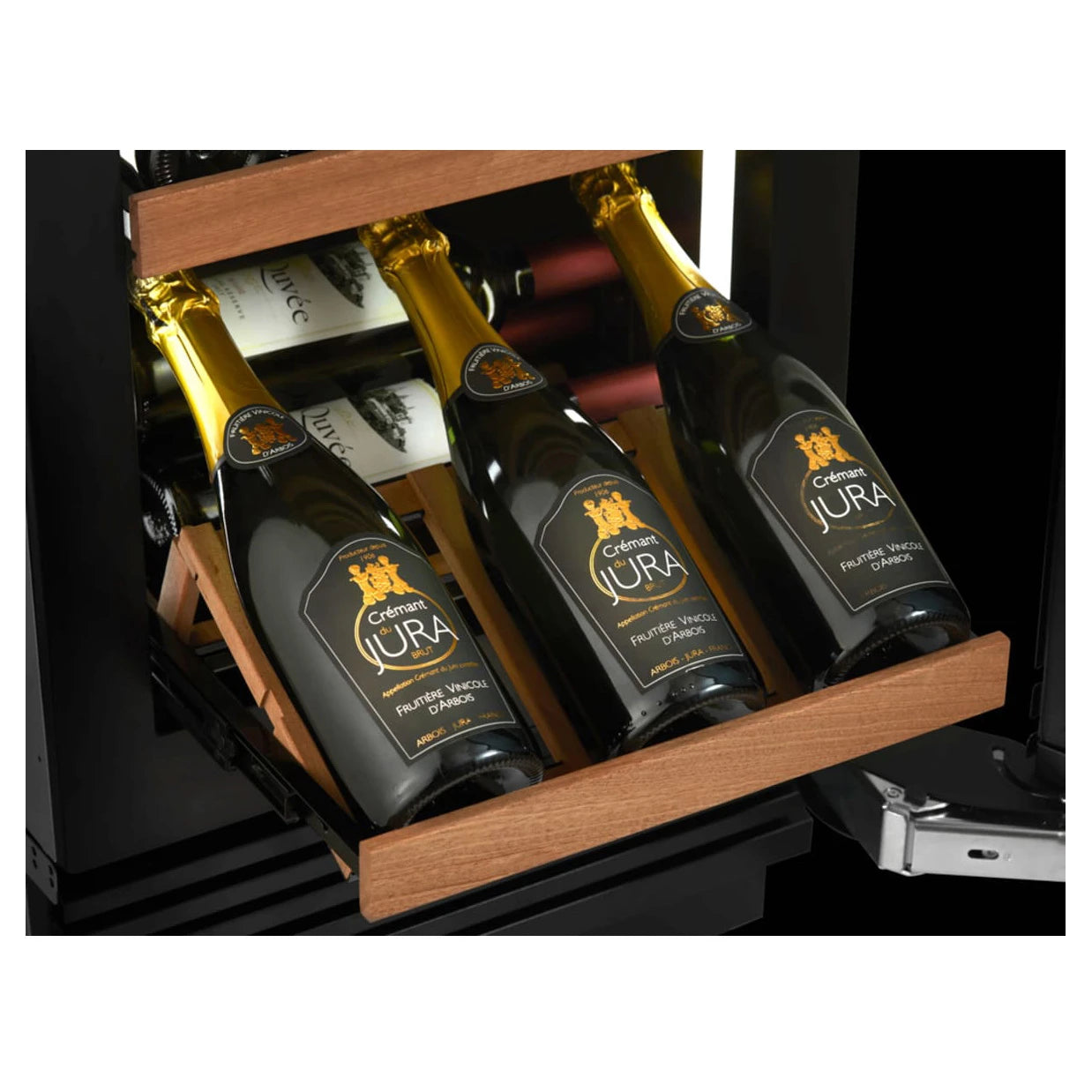 Cave de vinho 87 garrafas mQuvée EDGE 45D Stainless