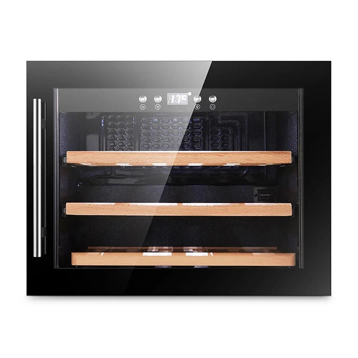 Interior de Cave de vinho para 18 garrafas Cavin Scandinavian Collection 18 Black com prateleiras