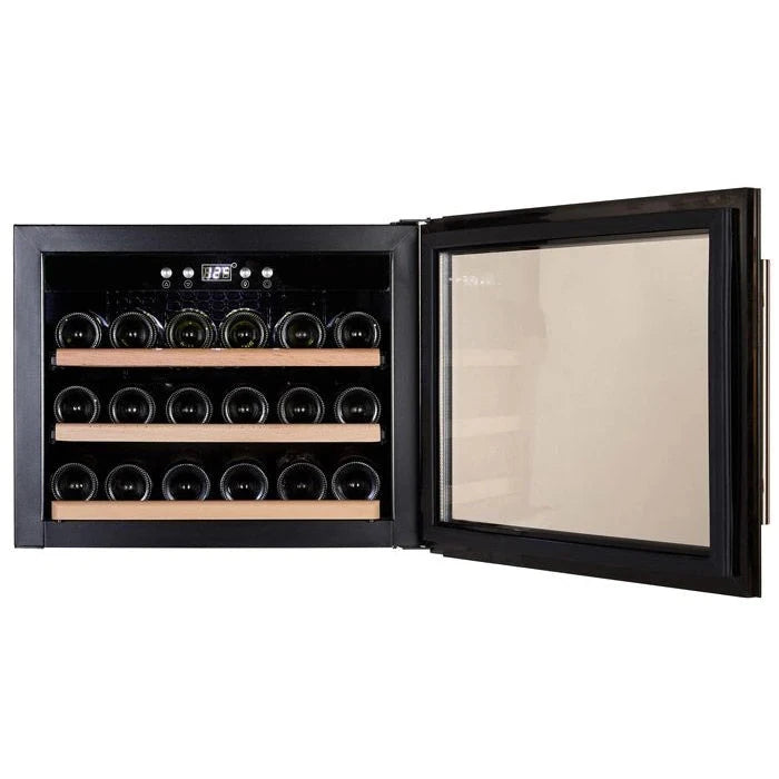 Diagrama de capacidade de Cave de vinho para 18 garrafas Cavin Scandinavian Collection 18 Black