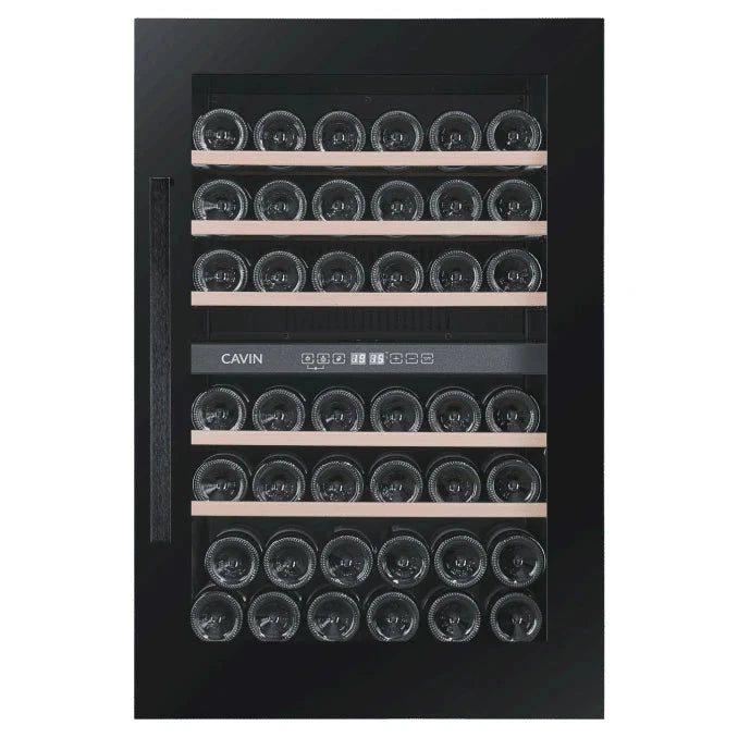 Cave de vinho para 42 garrafas Cavin Scandinavian Collection 90 Fullglass Black, imagem de produto 3