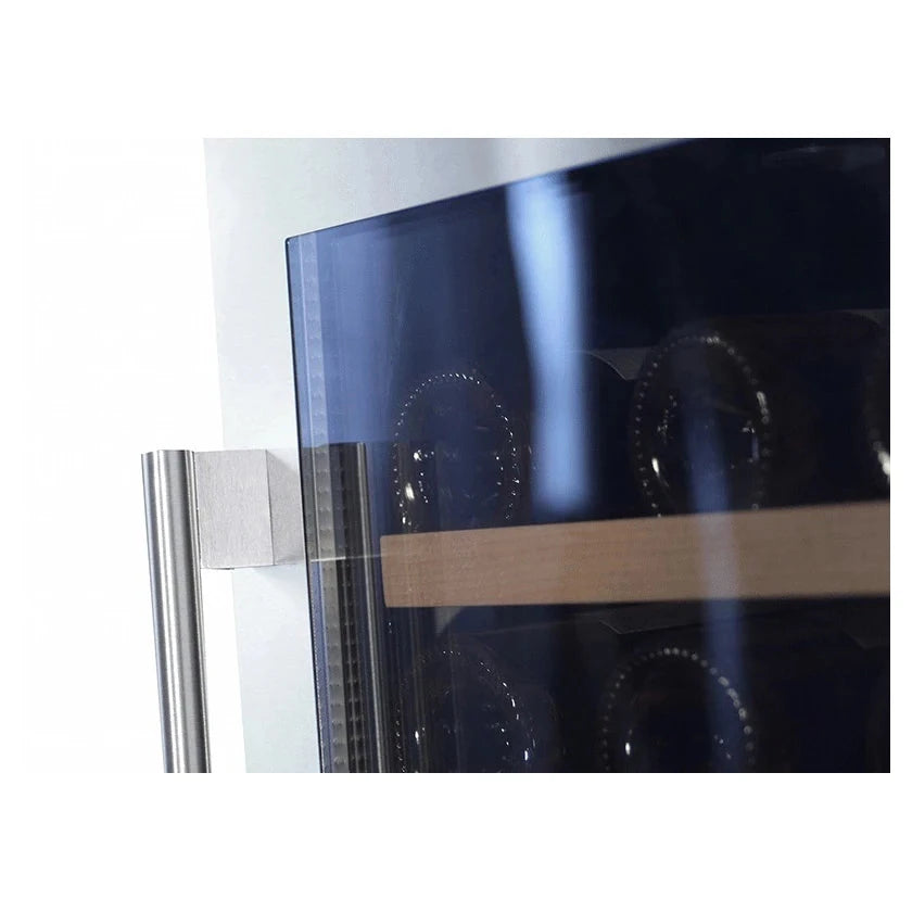 Cave de vinho para 28 garrafas mQuvée WineCave 700 40D de dupla zona Stainless, vista 6