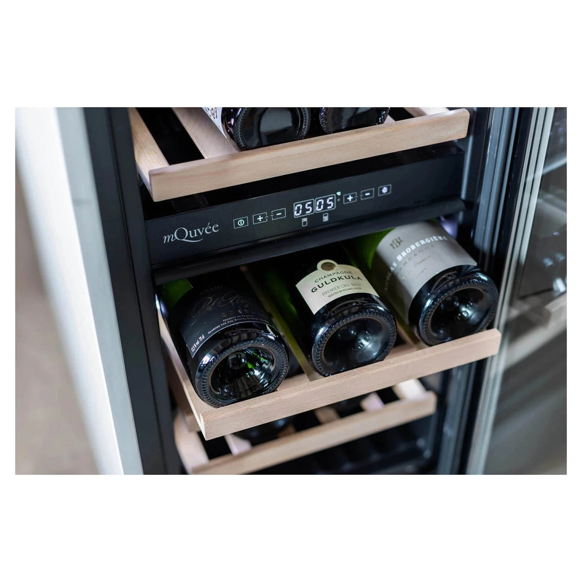 Cave de vinho para 28 garrafas mQuvée WineCave 700 40D Modern de dupla zona, vista 4