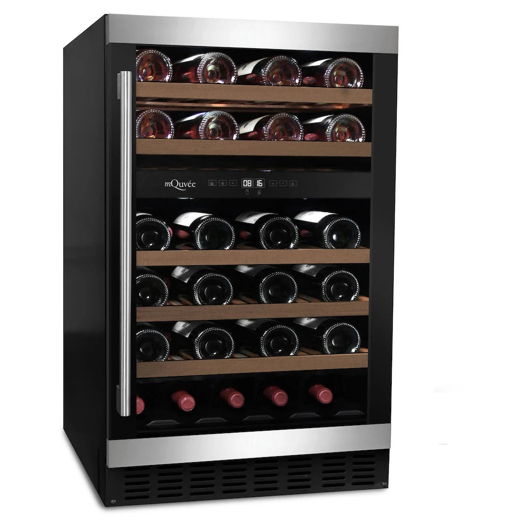 Cave de vinho para 38 garrafas mQuvée WineCave 700 50D Modern de dupla zona, vista 3