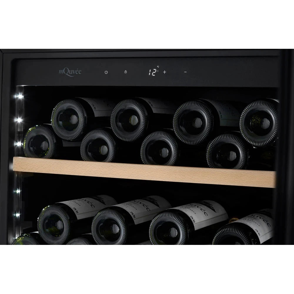 Wine cooler for 66 bottles mQuvée WineStore 82 Anthracite Black, view 5