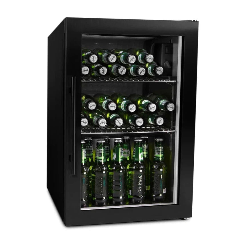 Esquema de instalação e dimensões de Frigorífico para bebidas Cavin Arctic Collection 63 L Black