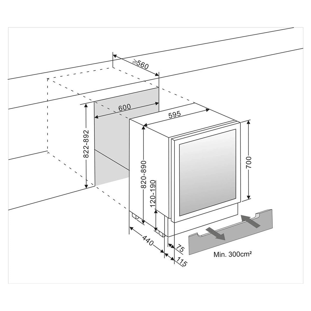 Frigorífico para cerveja mQuvée BeerServer 60 Anthracite Black, vista 4