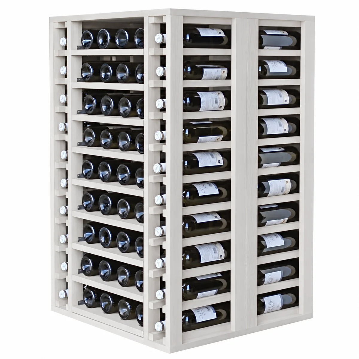 Garrafeira para 103 garrafas Expovinalia Arganza Godello 2548 – Pinho branco – EW2548