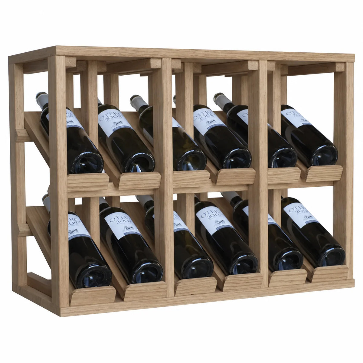 Garrafeira para 12 garrafas Expovinalia Villafranca Godello 2193 – Carvalho natural – ER2193