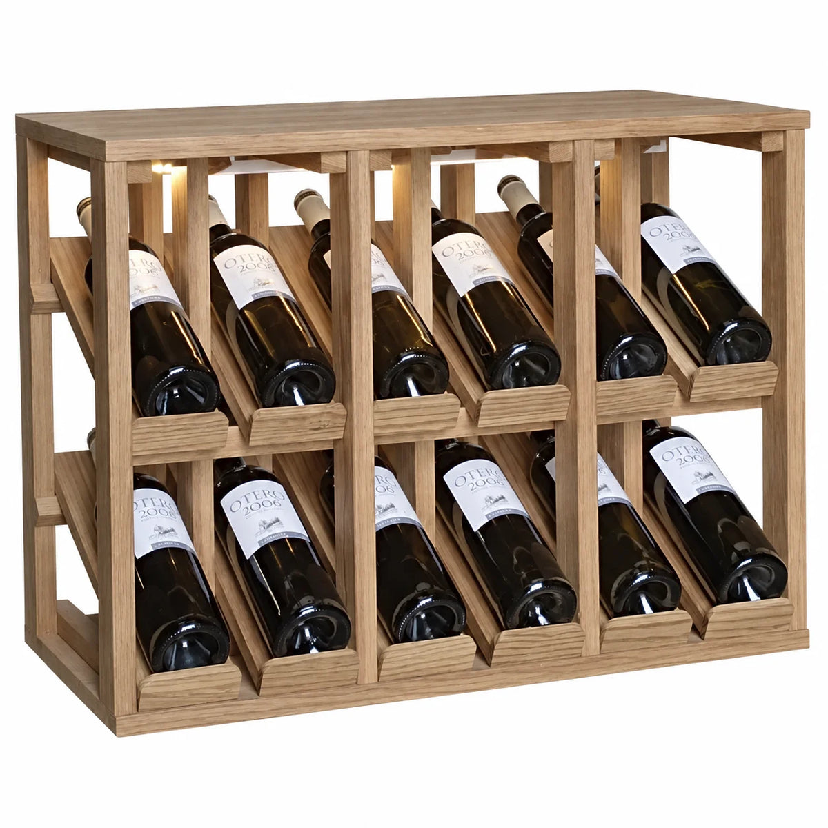 Garrafeira para 12 garrafas Expovinalia Villafranca Godello 2194 – Carvalho natural – ER2194