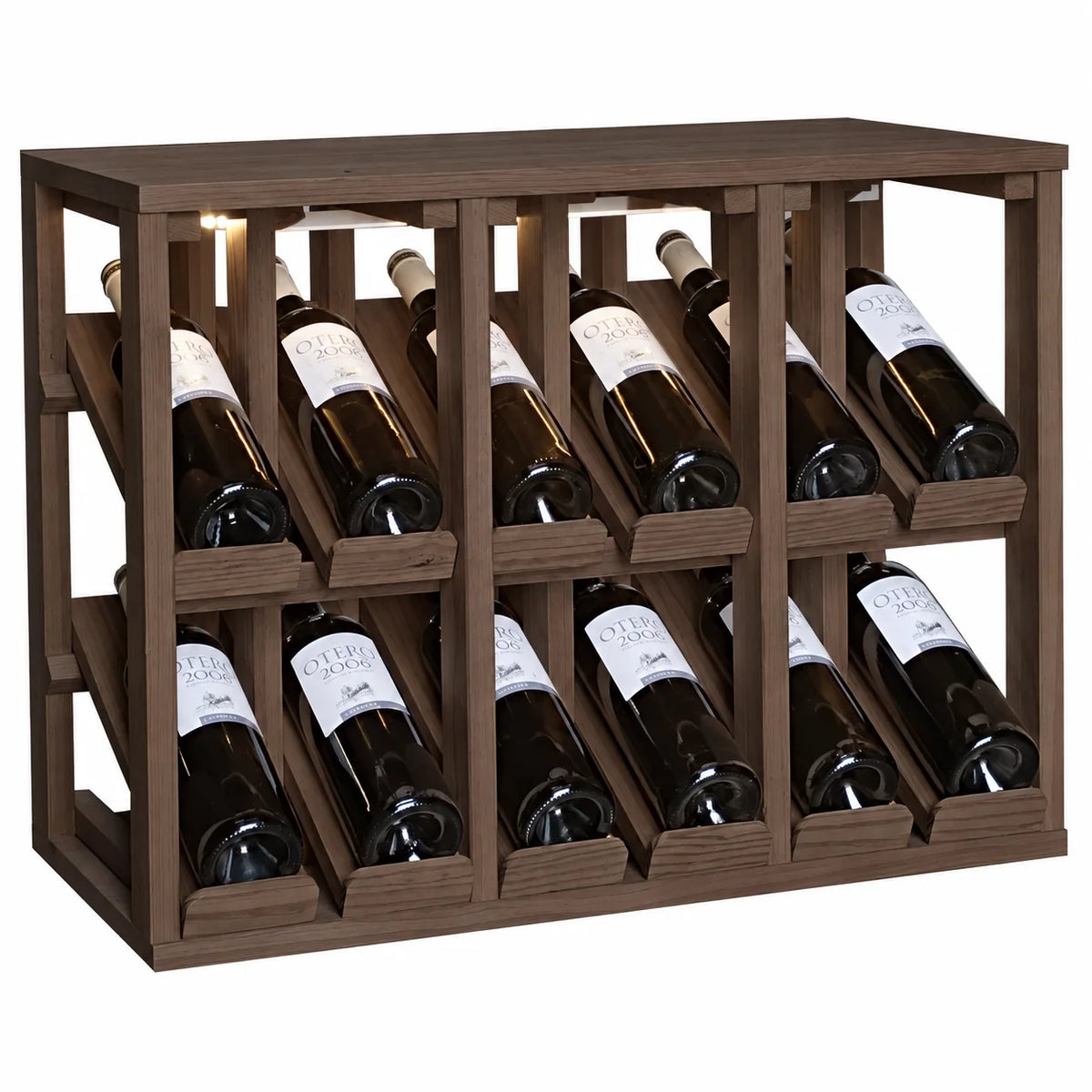 Garrafeira para 12 garrafas Expovinalia Villafranca Godello 2194 – Pinho escuro – HX2194