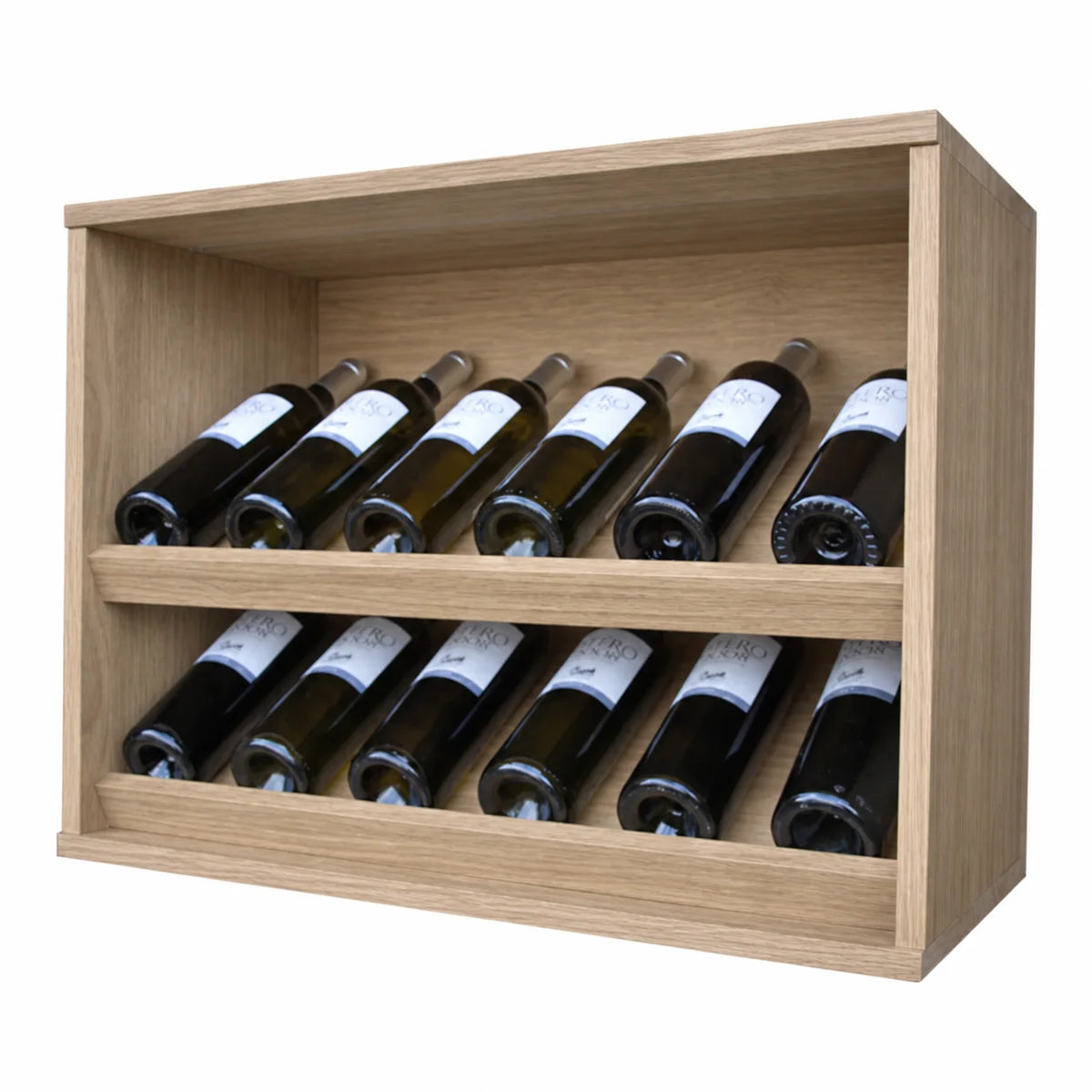 Garrafeira para 12 garrafas Expovinalia Villafranca Godello 2293 – Carvalho natural – ER2293