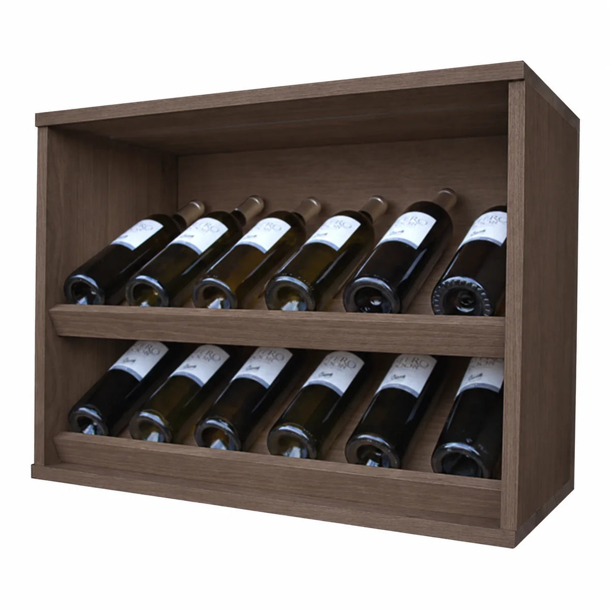 Garrafeira para 12 garrafas Expovinalia Villafranca Godello 2293 – Pinho escuro – HX2293