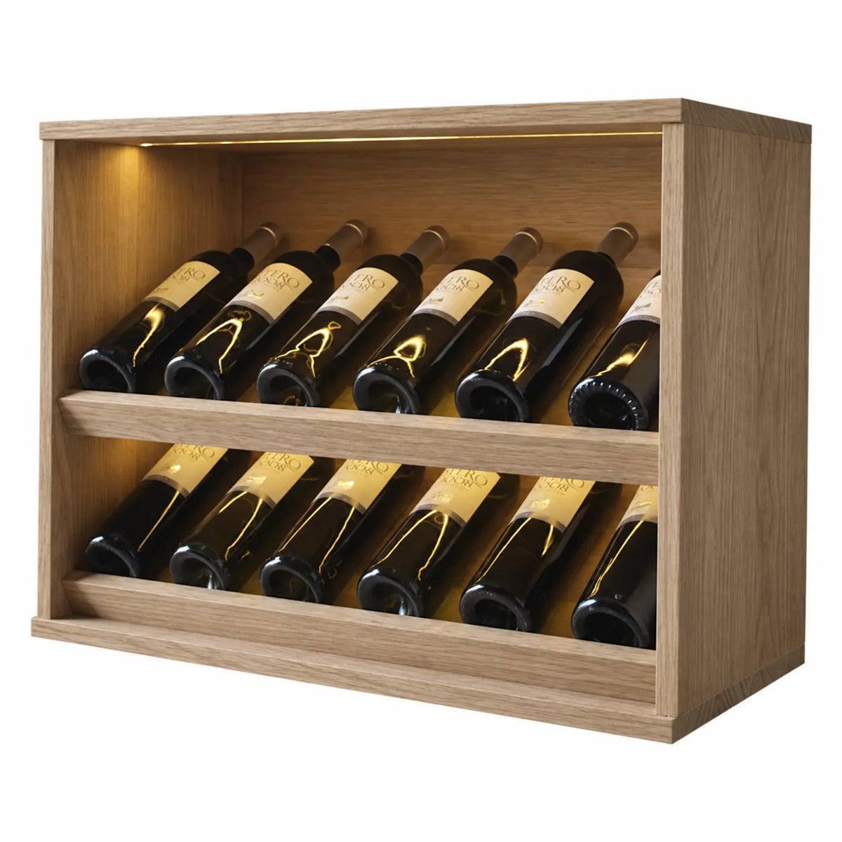 Garrafeira para 12 garrafas Expovinalia Villafranca Godello 2294 – Carvalho natural – ER2294