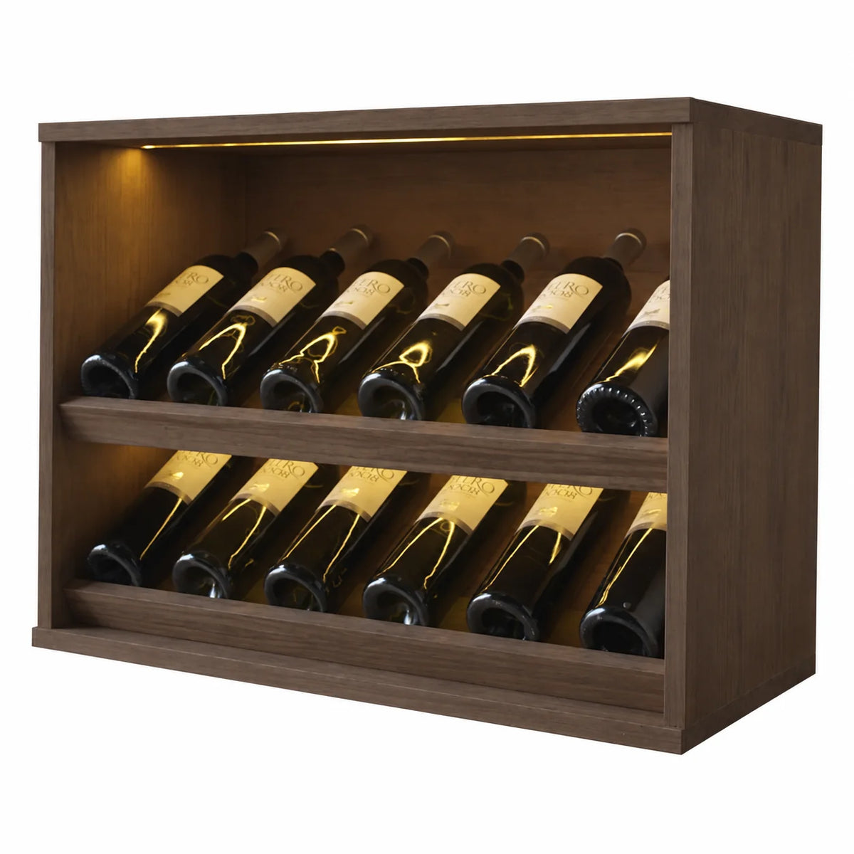 Garrafeira para 12 garrafas Expovinalia Villafranca Godello 2294 – Pinho escuro – HX2294