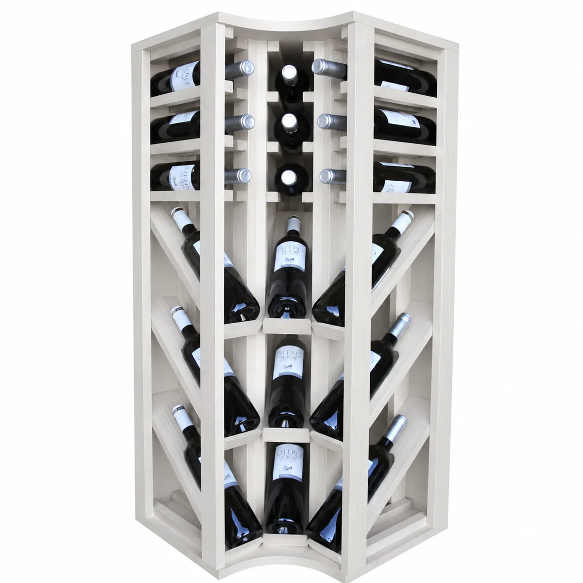 Garrafeira para 18 garrafas Expovinalia Villafranca Godello 2095 – Pinho branco – EW2095