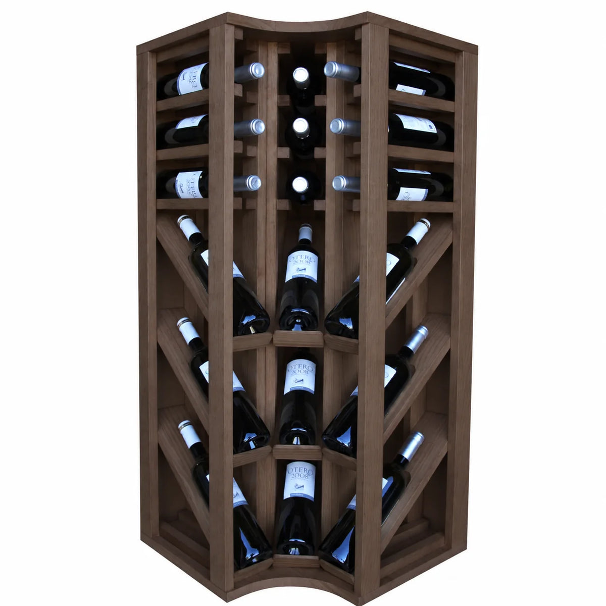 Garrafeira para 18 garrafas Expovinalia Villafranca Godello 2095 – Pinho escuro – HX2095