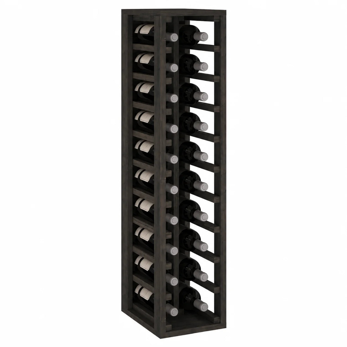 Garrafeira para 20 garrafas Expovinalia Canedo Godello 2032 – Pinho preto – BX2032