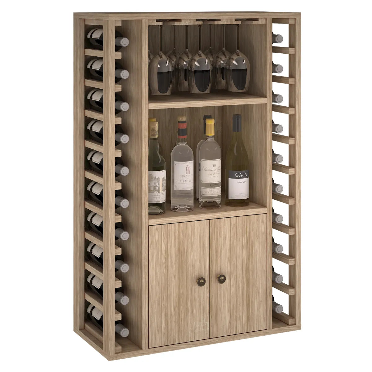 Garrafeira para 20 garrafas Expovinalia Corullón Godello 2521 – Carvalho natural – ER2521