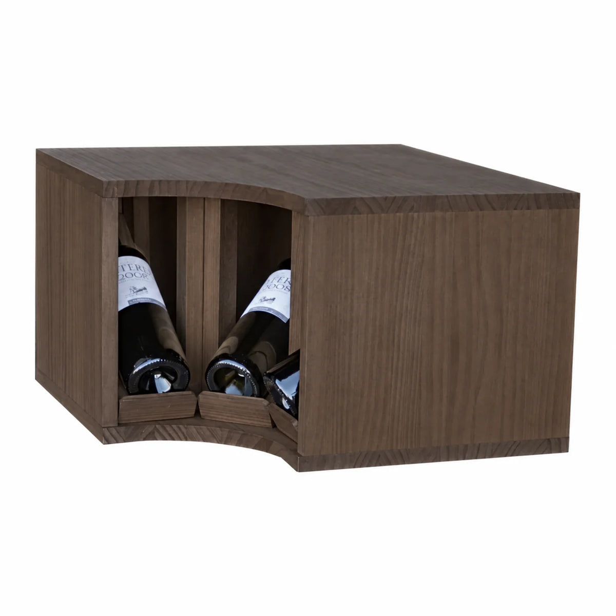 Garrafeira para 3 garrafas Expovinalia Villafranca Godello 2295 – Pinho escuro – HX2295