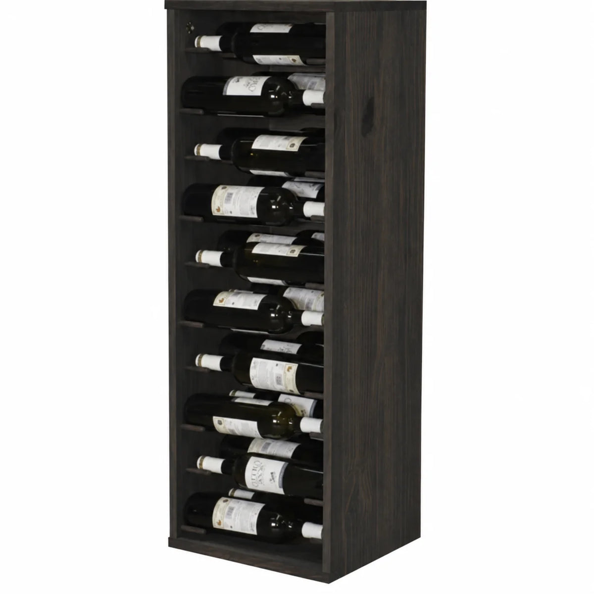 Garrafeira para 30 garrafas Expovinalia Godello 9223 – Pinho preto – BX9223