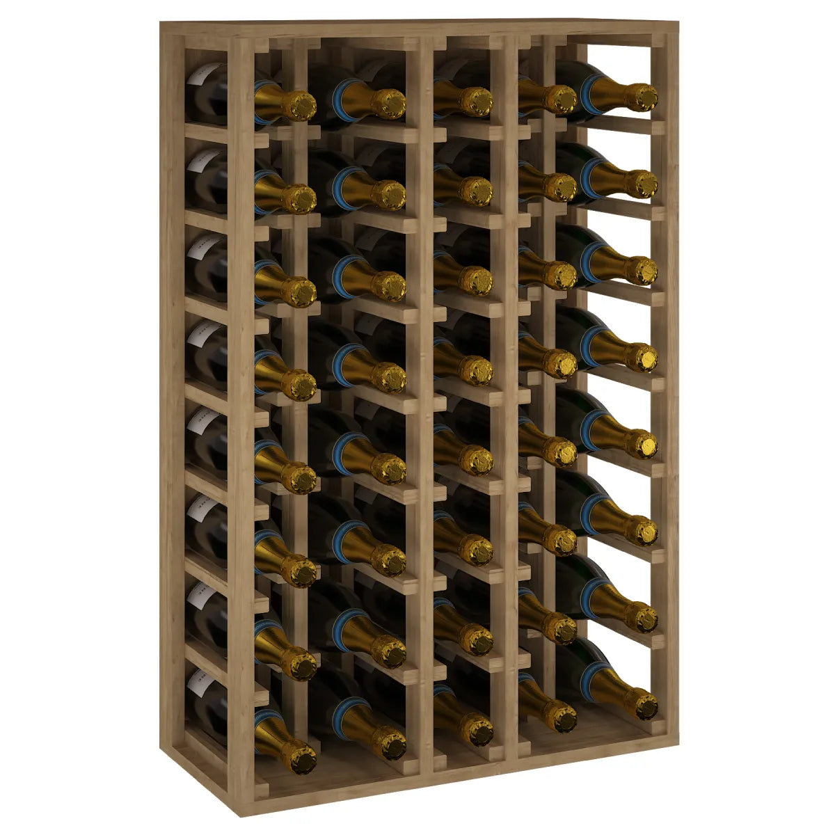 Garrafeira para 40 garrafas magnum Expovinalia Canedo Godello 2062 – Pinho com acabamento de carvalho claro – EX2062