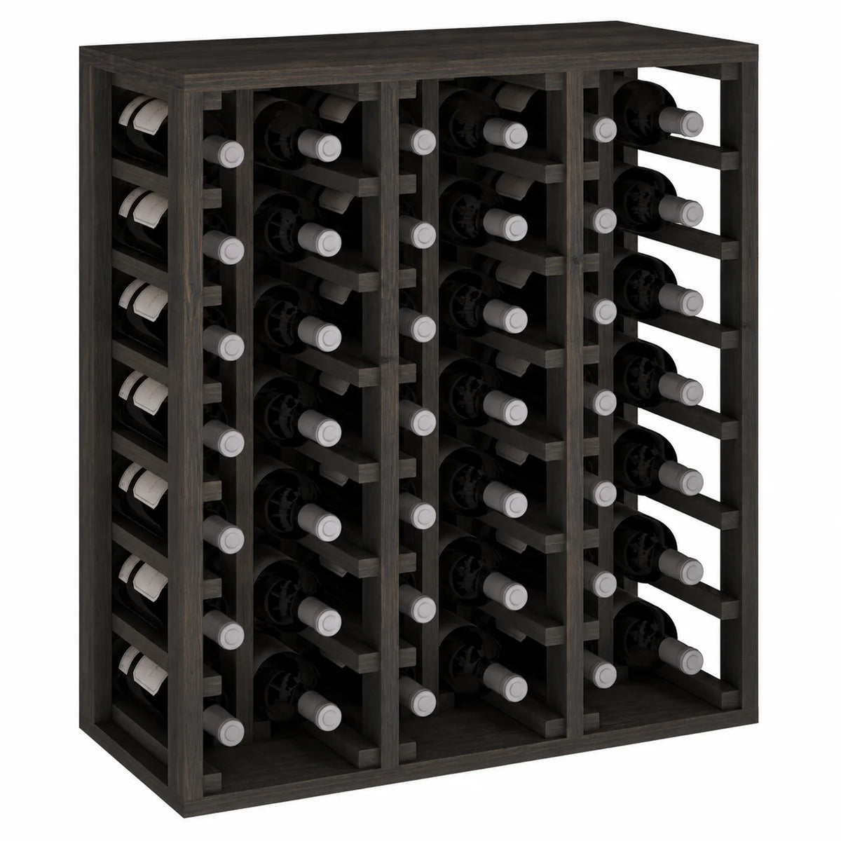 Garrafeira para 42 garrafas Expovinalia Canedo Godello 2061 – Pinho preto – BX2061