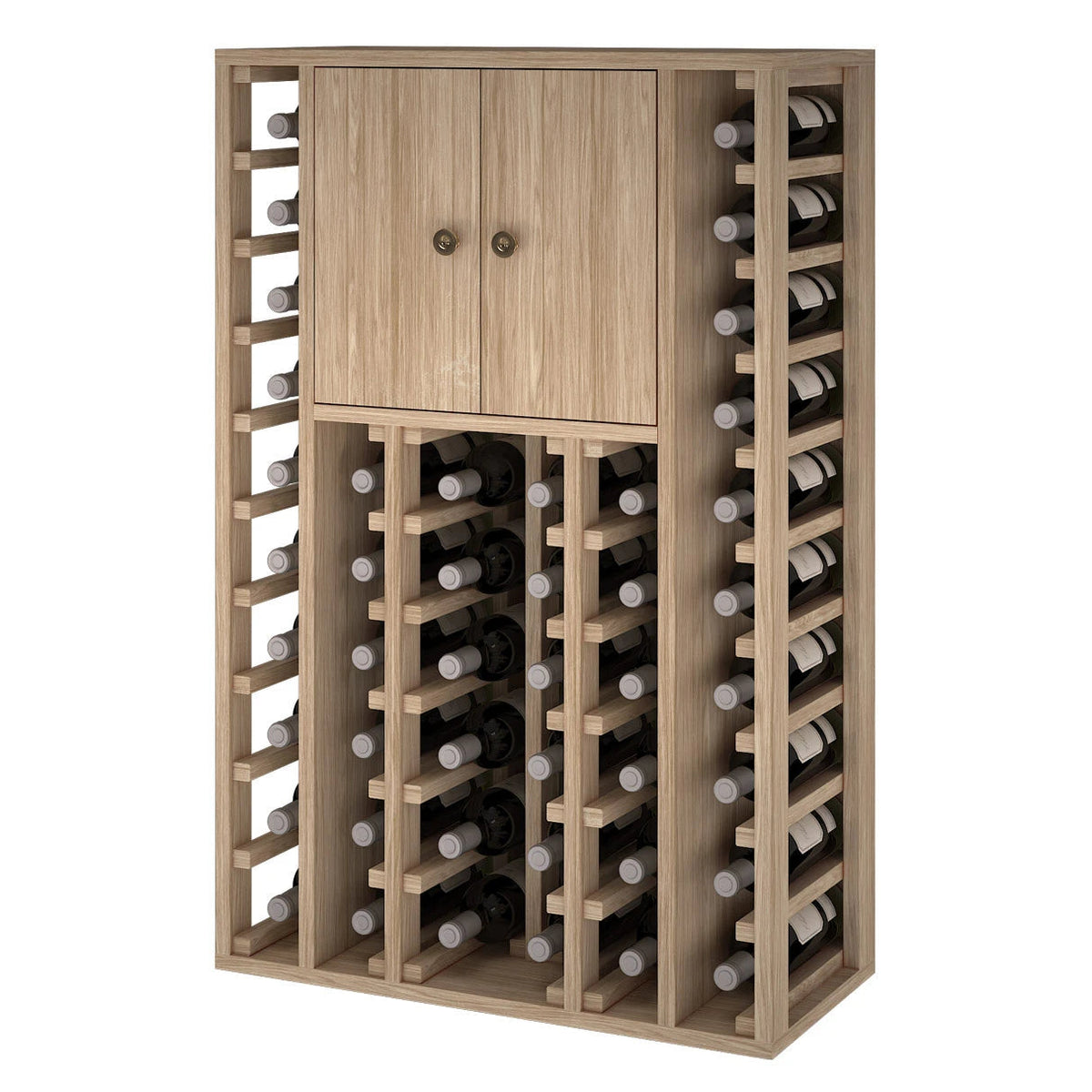 Garrafeira para 46 garrafas Expovinalia Cacabelos 1 Godello 2515 – Carvalho natural – ER2515