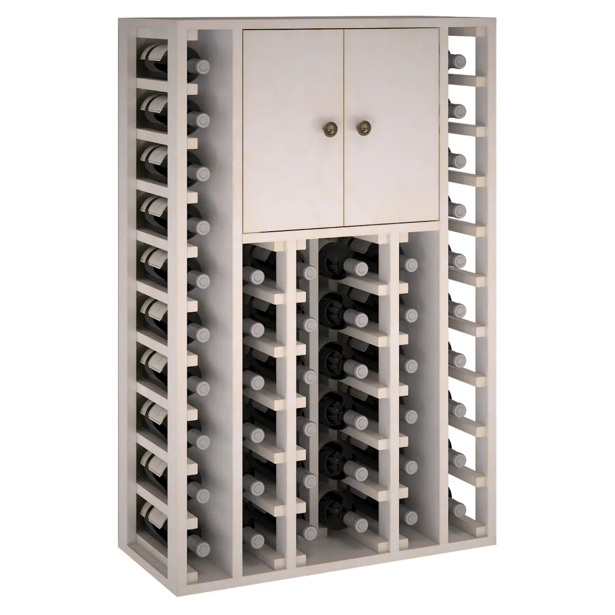 Garrafeira para 46 garrafas Expovinalia Cacabelos 1 Godello 2515 – Pinho branco – EW2515