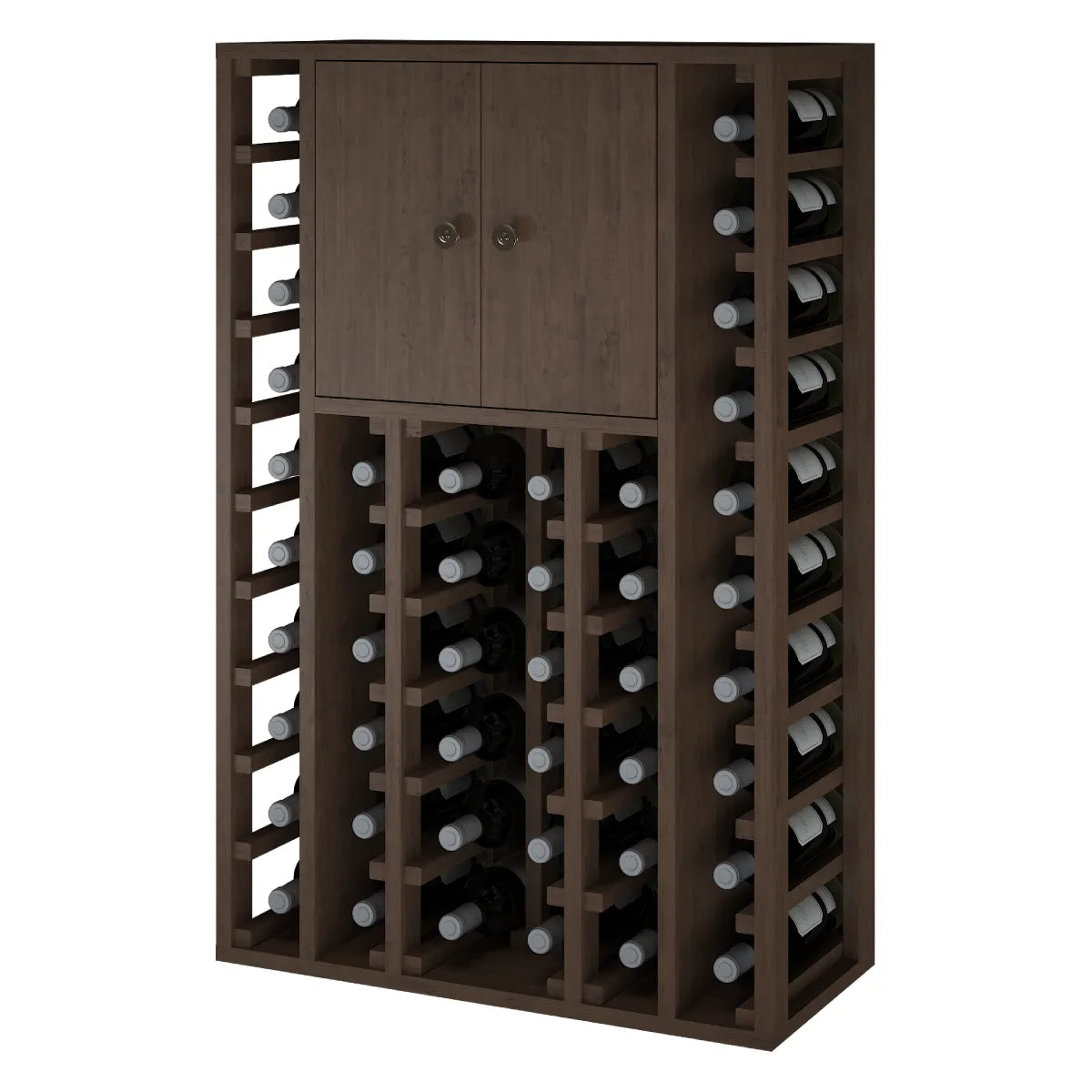 Garrafeira para 46 garrafas Expovinalia Cacabelos 1 Godello 2515 – Pinho escuro – HX2515
