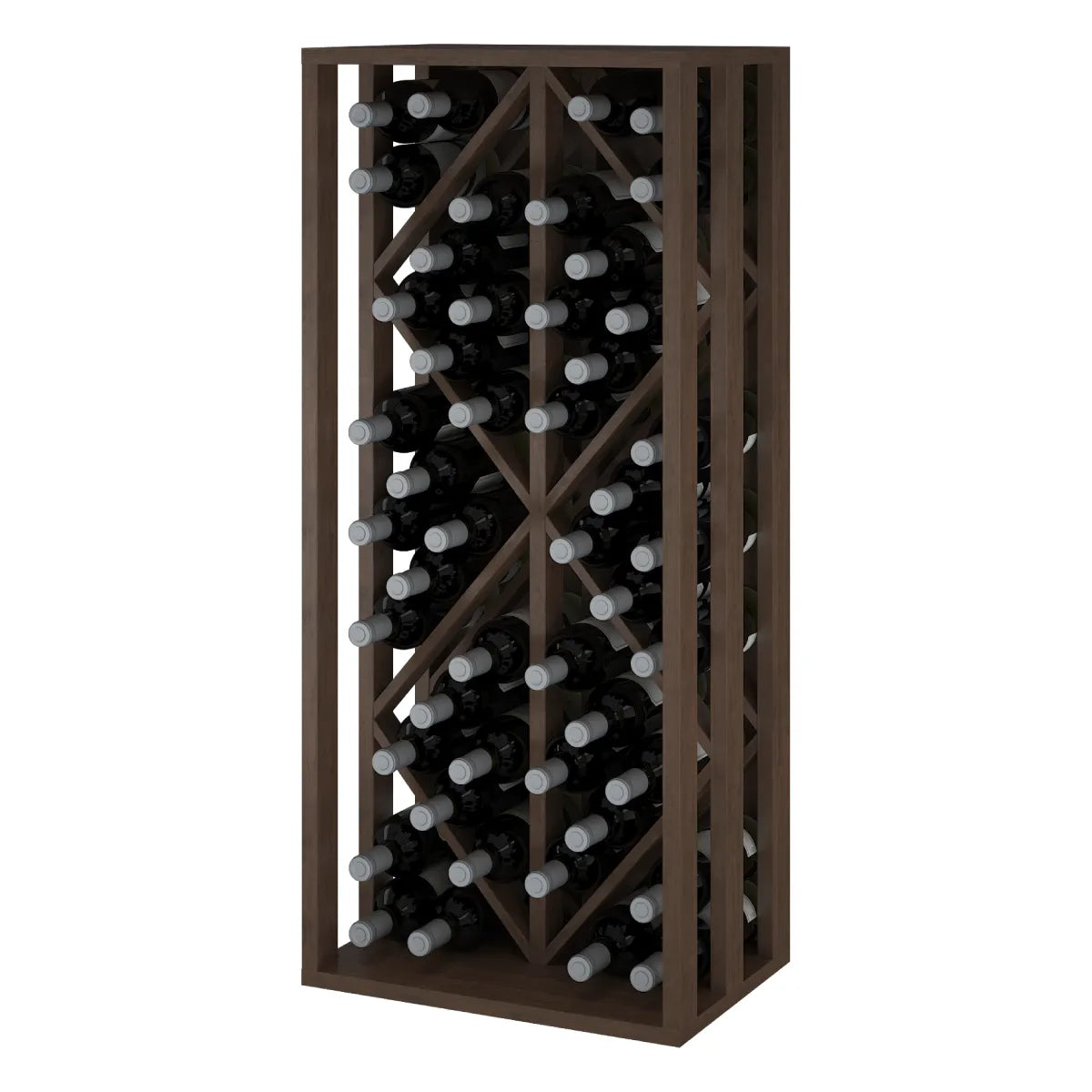 Garrafeira para 48 garrafas Expovinalia Toral Godello 2532 – Pinho escuro – HX2532
