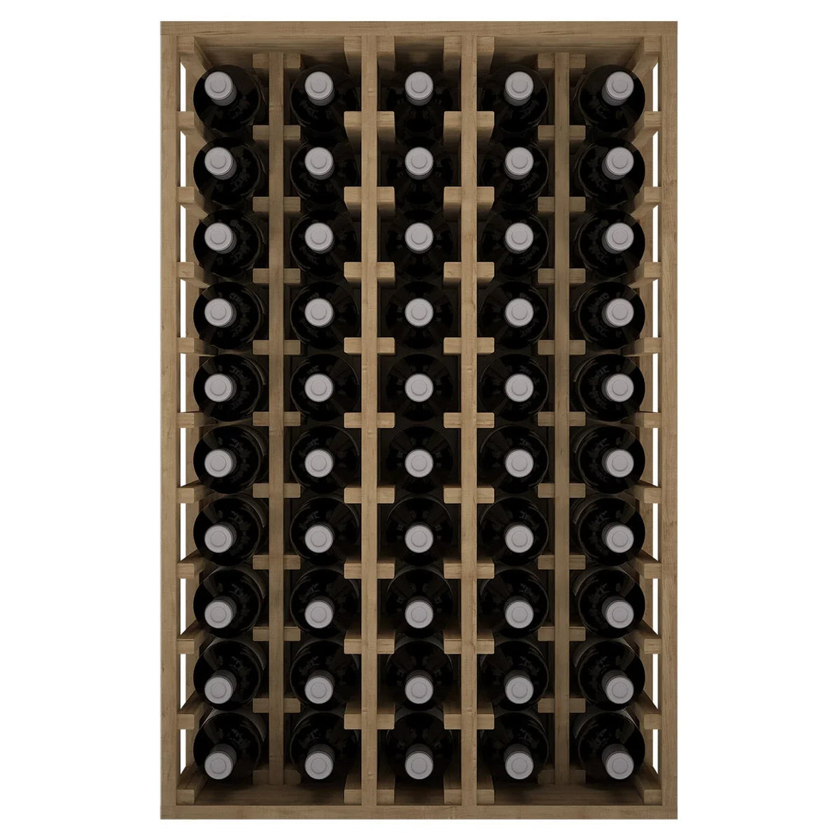 Garrafeira para 50 garrafas magnum Expovinalia Canedo Godello 2066 – Pinho com acabamento de carvalho claro – EX2066