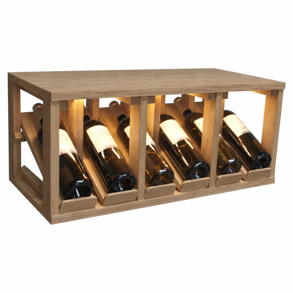 Garrafeira para 6 garrafas Expovinalia Villafranca Godello 2192 – Carvalho natural – ER2192