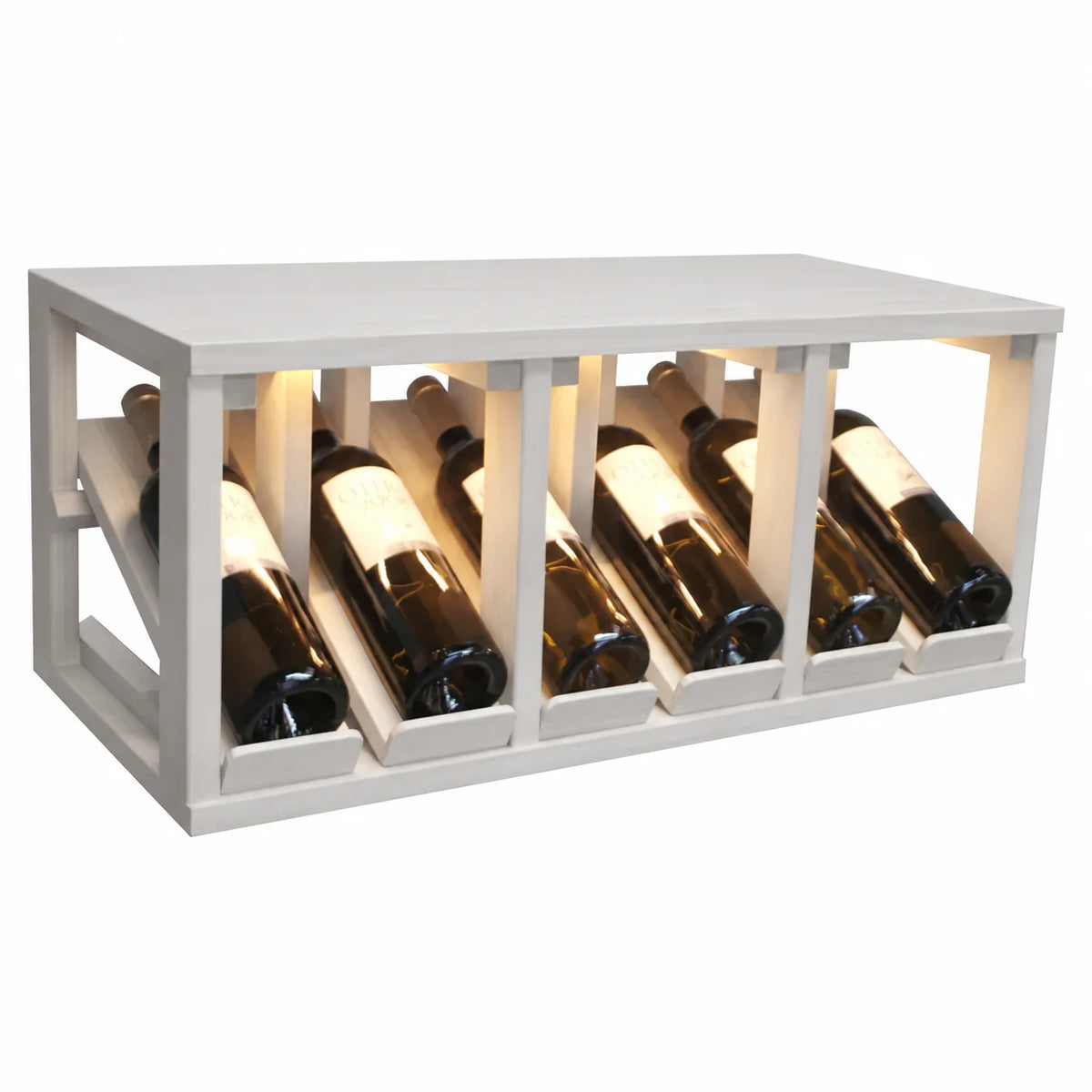Garrafeira para 6 garrafas Expovinalia Villafranca Godello 2192 – Pinho branco – EW2192