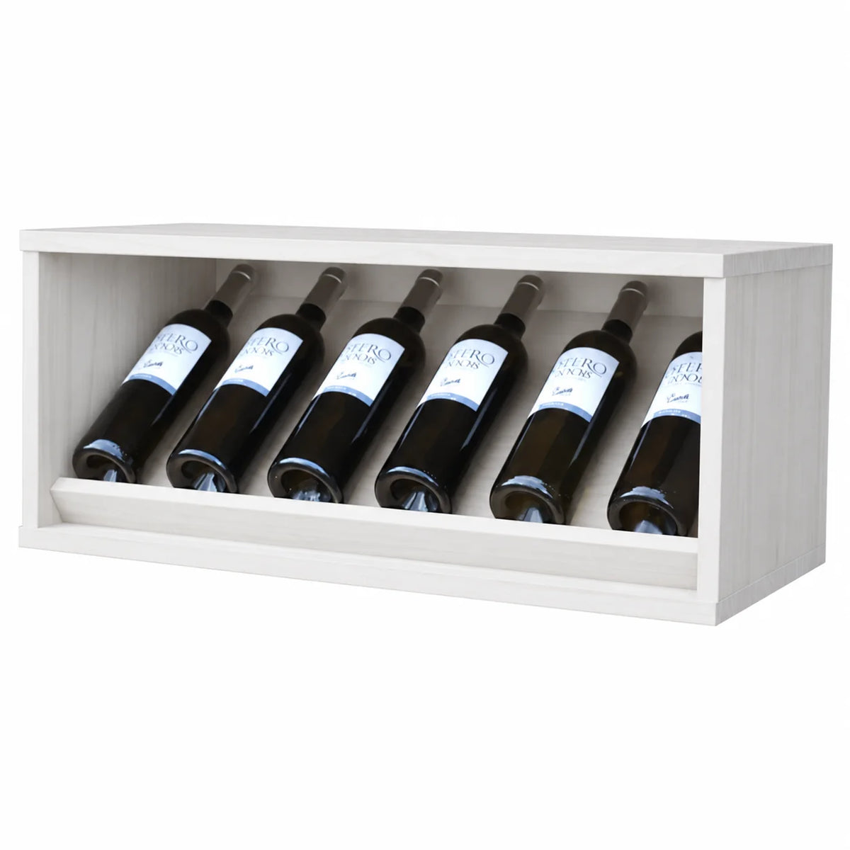 Garrafeira para 6 garrafas Expovinalia Villafranca Godello 2291 – Pinho branco – EW2291