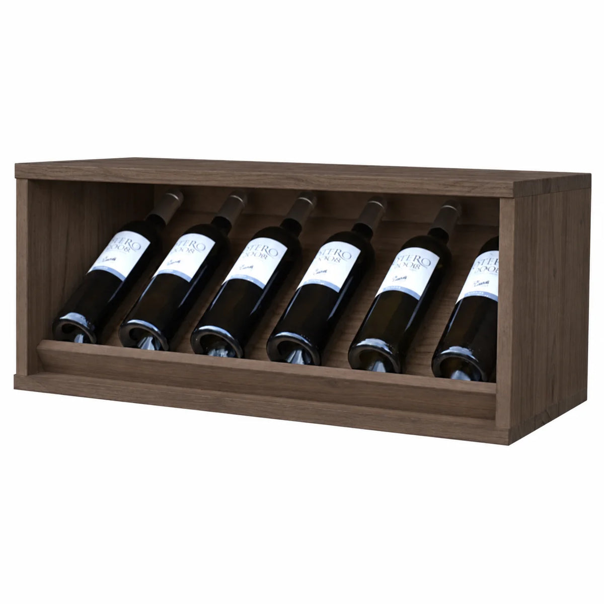 Garrafeira para 6 garrafas Expovinalia Villafranca Godello 2291 – Pinho escuro – HX2291