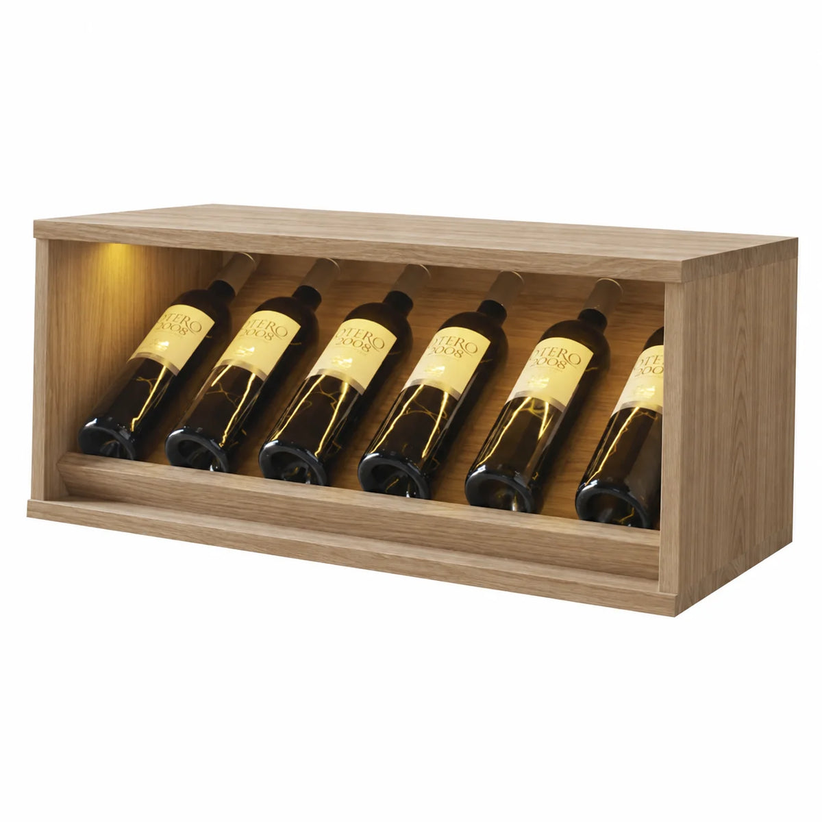 Garrafeira para 6 garrafas Expovinalia Villafranca Godello 2292 – Carvalho natural – ER2292
