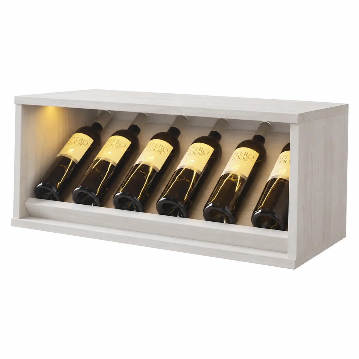 Garrafeira para 6 garrafas Expovinalia Villafranca Godello 2292 – Pinho branco – EW2292
