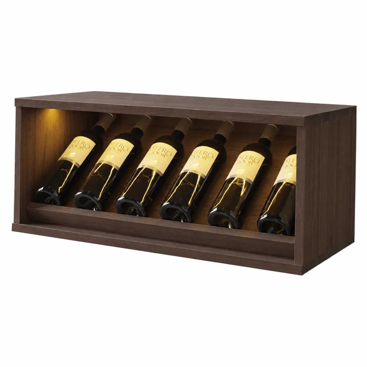 Garrafeira para 6 garrafas Expovinalia Villafranca Godello 2292 – Pinho escuro – HX2292