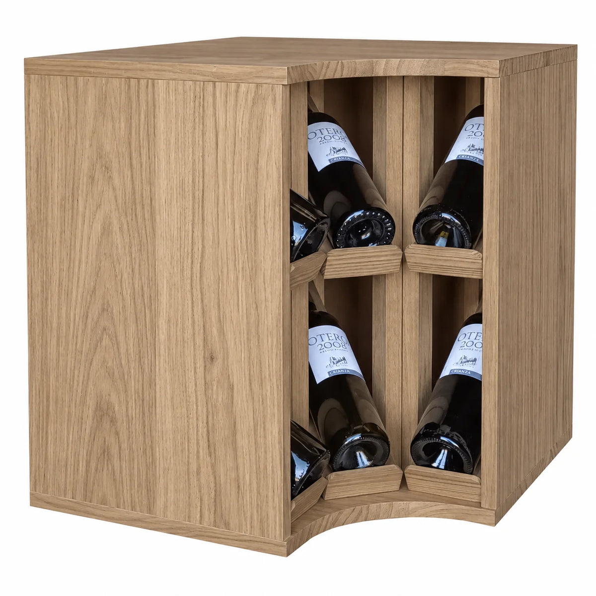 Garrafeira para 6 garrafas Expovinalia Villafranca Godello 2297 – Carvalho natural – ER2297