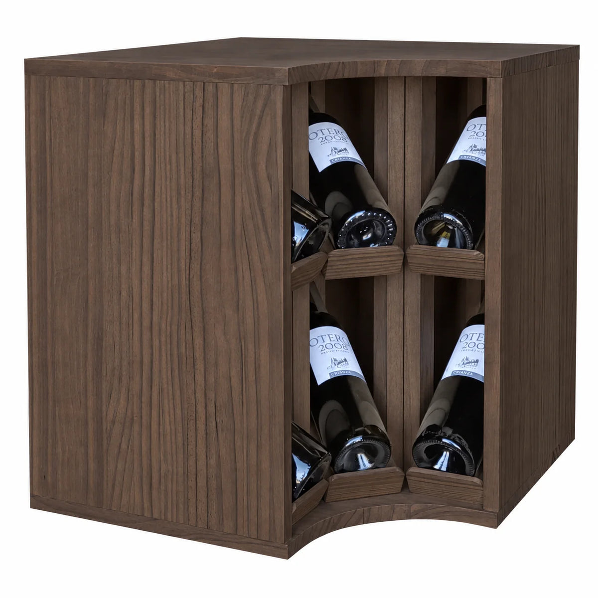 Garrafeira para 6 garrafas Expovinalia Villafranca Godello 2297 – Pinho escuro – HX2297