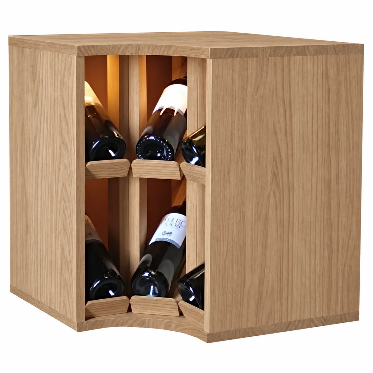 Garrafeira para 6 garrafas Expovinalia Villafranca Godello 2298 – Carvalho natural – ER2298