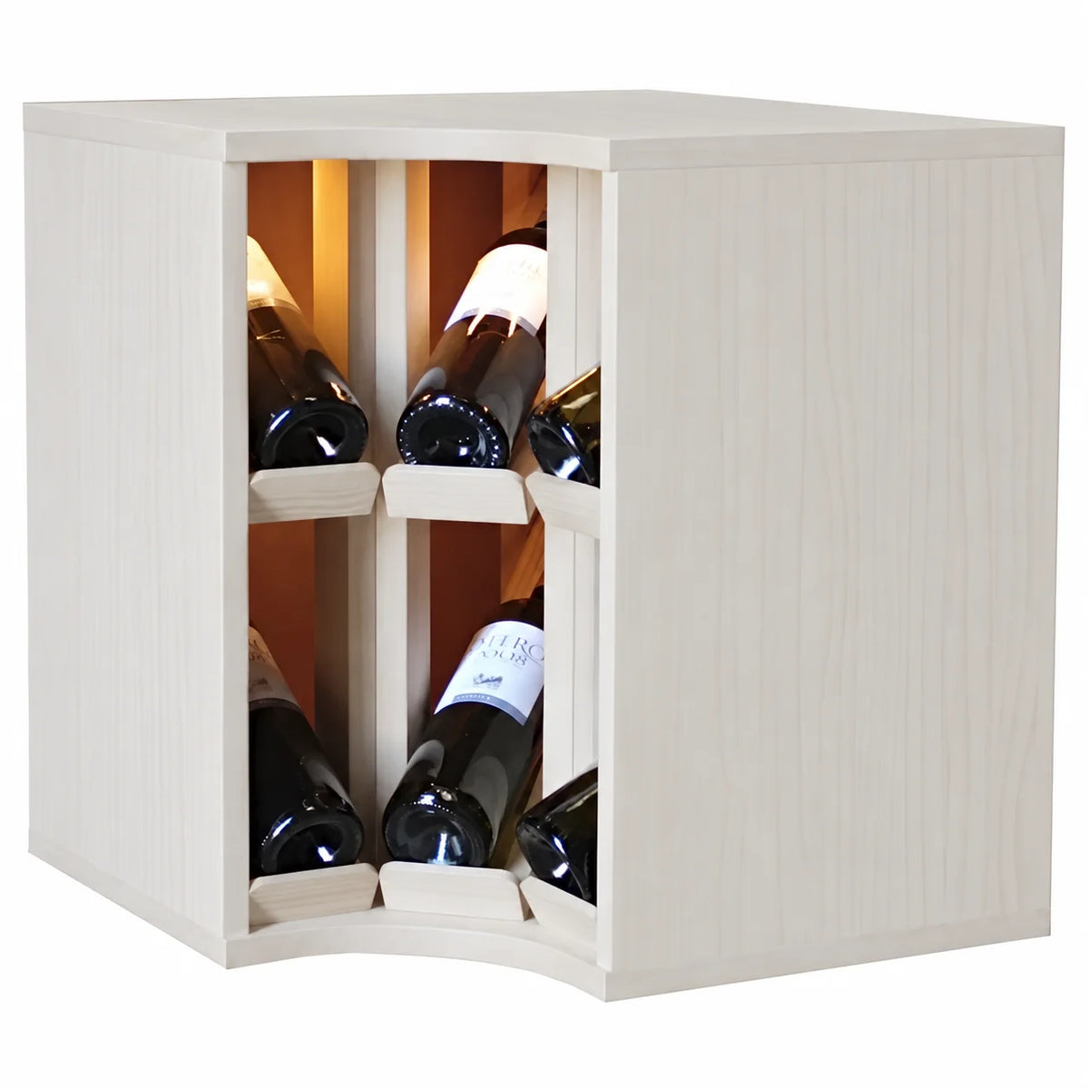 Garrafeira para 6 garrafas Expovinalia Villafranca Godello 2298 – Pinho branco – EW2298