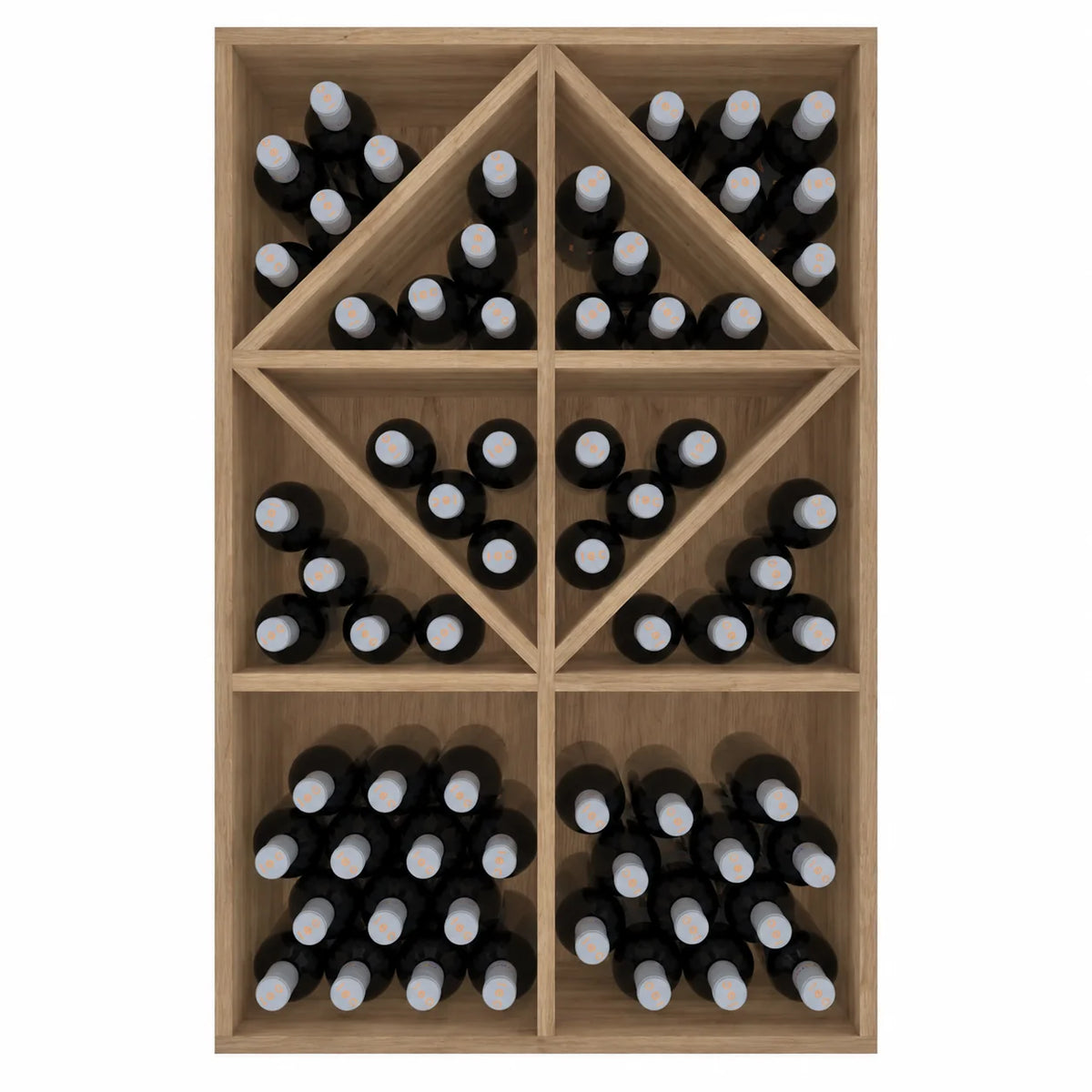 Garrafeira para 70 garrafas Expovinalia Toral Godello 2534 – Carvalho natural – ER2534
