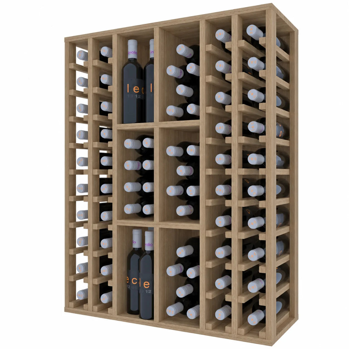 Garrafeira para 88 garrafas Expovinalia Pitanza Godello 2528 – Carvalho natural – ER2528