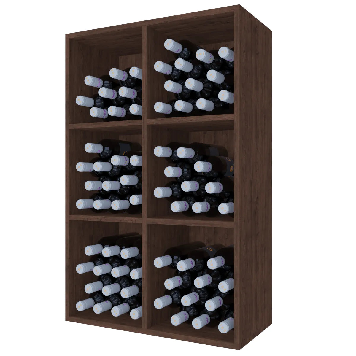 Garrafeira para 90 garrafas Expovinalia Corullón Godello 2526 – Pinho escuro – HX2526